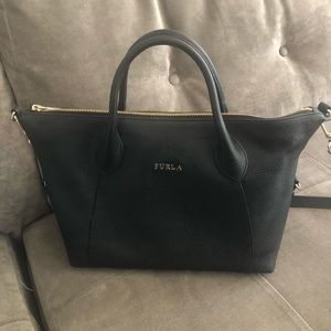 Furla black purse